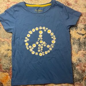 Peace sign mini Biden t shirt size 7-8